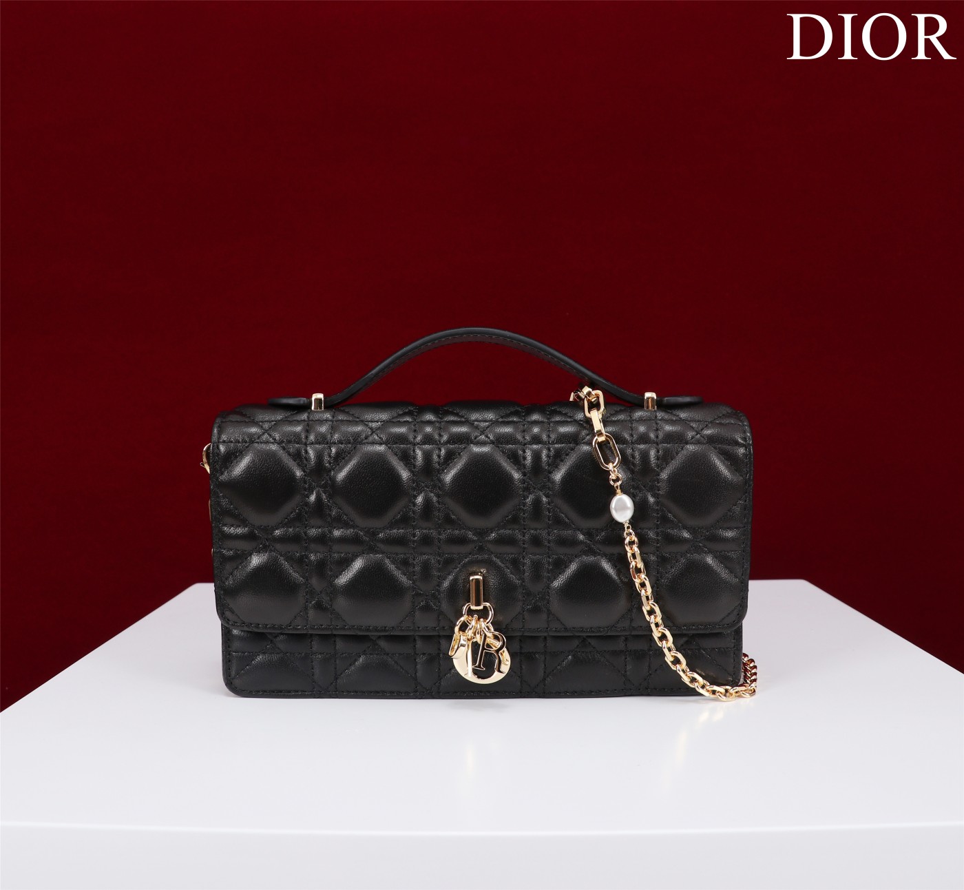 My Dior Mini Bag Black Cannage Lambskin